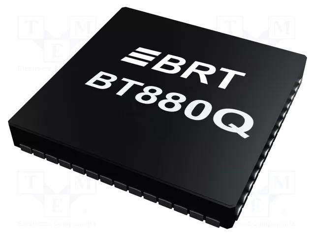 IC: multimedia controller; 3.3VDC; SMD; VQFN48; EVE HMI BRIDGETEK BT880Q-T