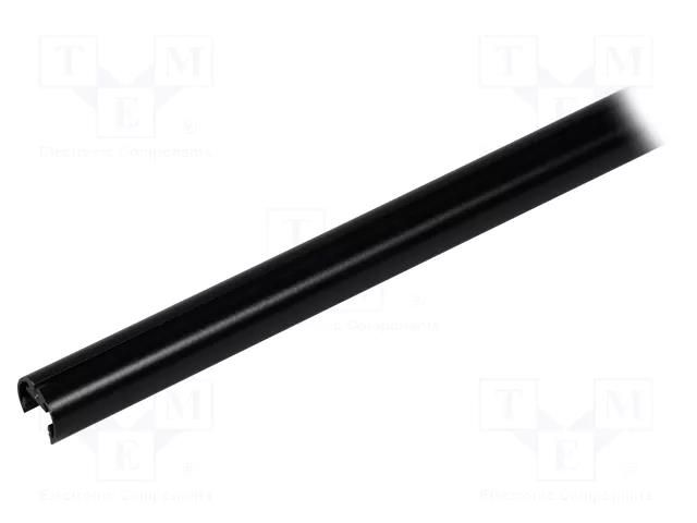 Cover for LED profiles; white; 1m; KA-11A; push-in KLUŚ K-B17076F-1M