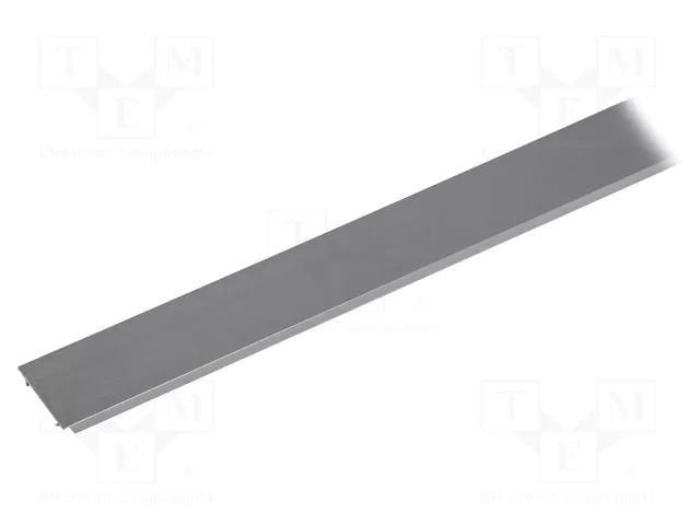 Cover; natural; 2m; VARIO30-10; aluminium; for profiles TOPMET TOP-V3380000