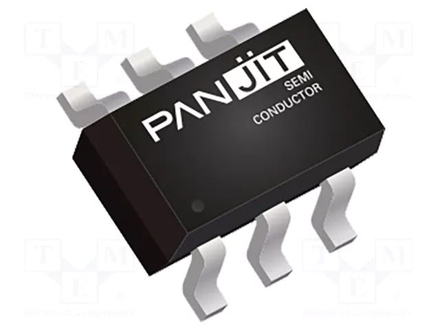 Transistor: N/P-MOSFET; unipolar; 20/-20V; 1A/-700mA; 350mW PanJit Semiconductor PJT7600-R1