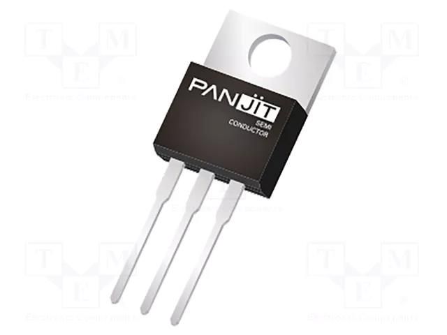 Transistor: N-MOSFET; unipolar; 600V; 30A; Idm: 69A; 235W; TO220ABL PanJit Semiconductor PJMP120N60EC-T0