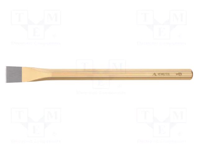 Mason's chisel; Tipwidth: 23mm; L: 250mm; Plating: varnish RENNSTEIG REN.3502501