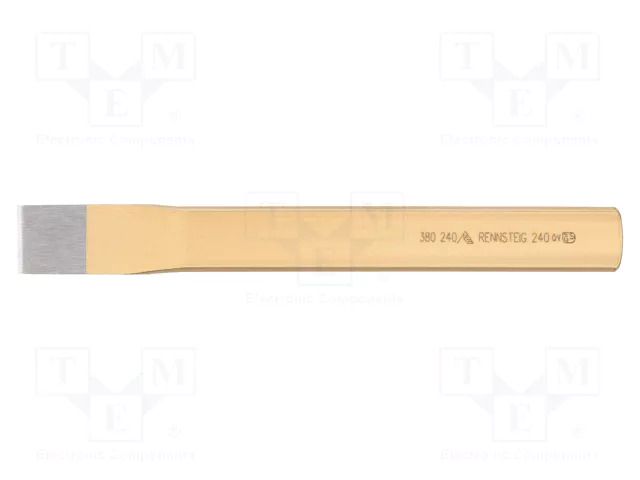 Cold chise; Tipwidth: 28mm; L: 240mm; Plating: varnish RENNSTEIG REN.3802401