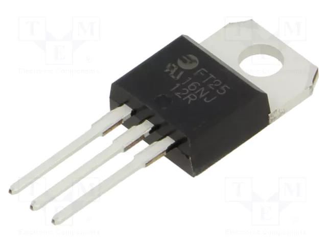 Triac; 800V; 25A; TO220AB; Igt: 50mA; Ifsm: 260A FAGOR FT2516NJ00TU