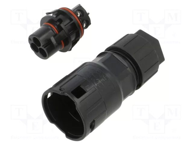 Connector: AC supply; screw terminal; male; 50A; 500V; ways: 3 CONNFLY DS1162-03-3MC6B10