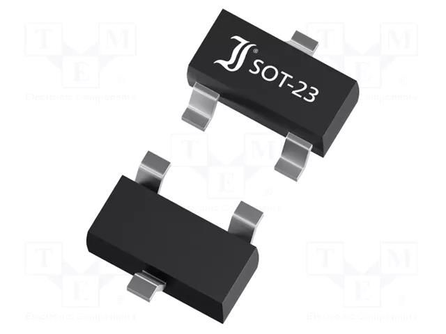 Transistor: N-MOSFET; TRENCH POWER MV; unipolar; 60V; 0.272A YANGJIE TECHNOLOGY 2N7002A-YAN