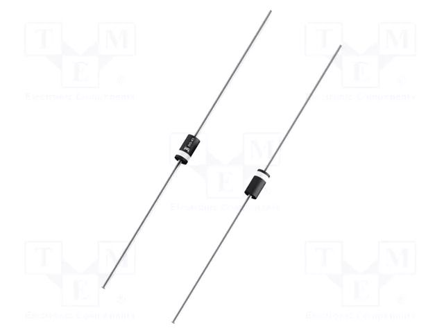 Diode: Zener; 2W; 15V; 128mA; Ammo Pack; DO41; single diode; ZY DIOTEC SEMICONDUCTOR ZY15-DIO