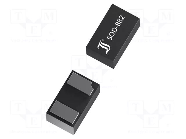 Diode: Zener; 0.25W; 5.6V; SMD; reel,tape; DFN1006-2; single diode DIOTEC SEMICONDUCTOR MM9Z5V6B-DIO
