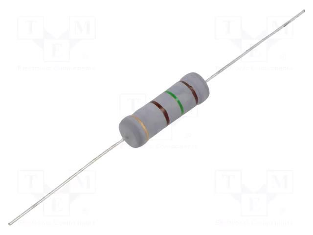 Resistor: metal oxide; THT; 150Ω; 5W; ±5%; Ø0.75x38mm; Ø8.5x26mm ROYALOHM 5W-150R