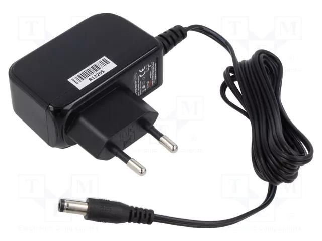 Power supply: switching; mains,plug-in; 12VDC; 1.25A; 15W; 83.3% CELLEVIA POWER CLW-1512-W2E-ER