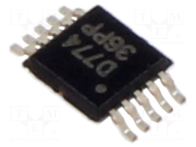 IC: D/A converter; 12bit; 43ksps; Ch: 4; VSSOP10; -40÷105°C; ±1LSB TEXAS INSTRUMENTS DAC7574IDGS