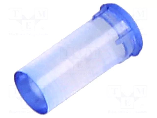 Fiber for LED; Ø3mm; L: 6.4mm; round; Front: convex; straight; PLP2 BIVAR PLP2-250-BE