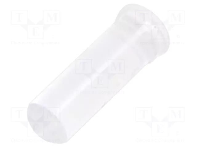 Fiber for LED; Ø3mm; L: 7.9mm; round; Front: convex; straight; PLP2 BIVAR PLP2-313