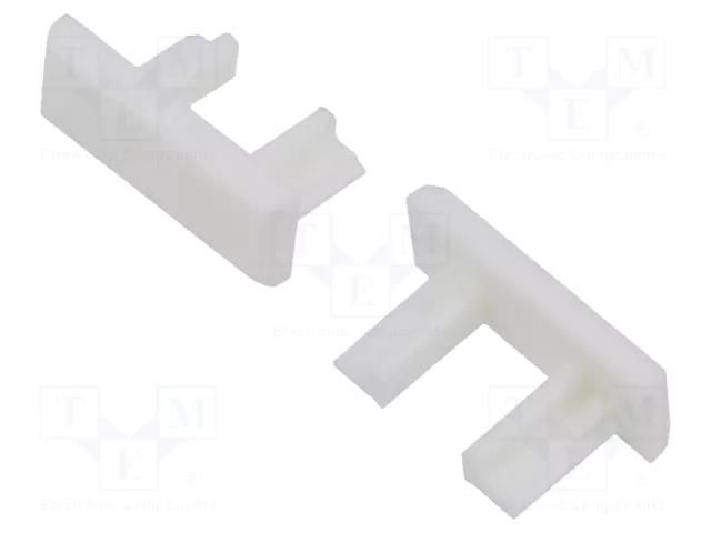 Cap for LED profiles; white KLUŚ K-C24392C10