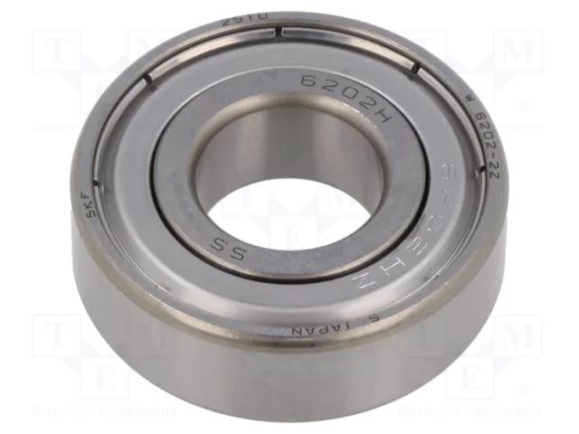 Bearing: single row deep groove ball; Øint: 15mm; Øout: 35mm SKF SKFW6202-2Z