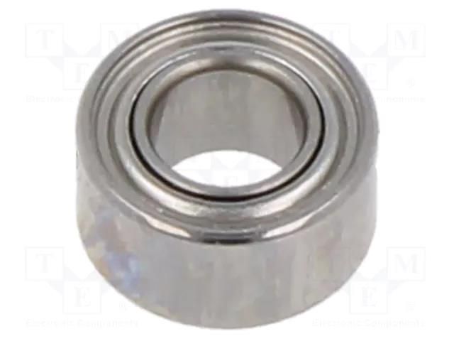 Bearing: single row deep groove ball; Øint: 3mm; Øout: 6mm; W: 3mm SKF SKFW637/3-2Z