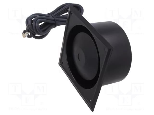 Loudspeaker; horn; 10W; 8Ω; 121x121x70mm; 570÷4400Hz; IP67 VISATON VS-DK121