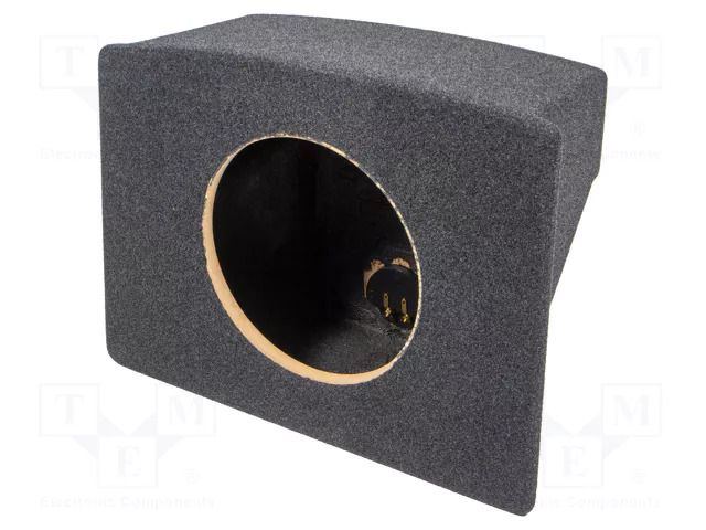 Car loudspeaker enclosure; MDF; black melange; 250mm; Lexus; 16l BASSER OBGL.LEXUS.01