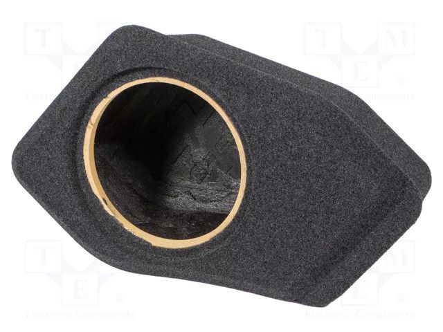 Car loudspeaker enclosure; MDF; black melange; 200mm; Toyota BASSER OBGL.TOYOTA.08R