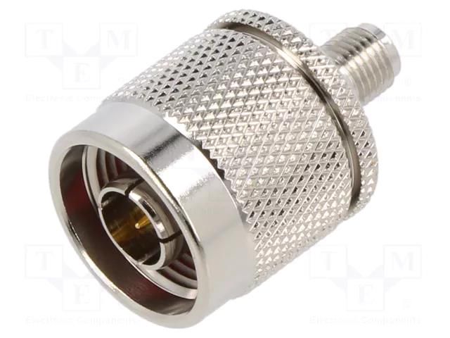 Adapter; N plug,SMA socket; 50Ω; 11GHz CAL TEST CT3391
