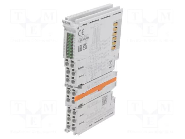 Industrial module: analog input; -25÷60°C; IP20; IN: 8 Beckhoff Automation KL3208-0010