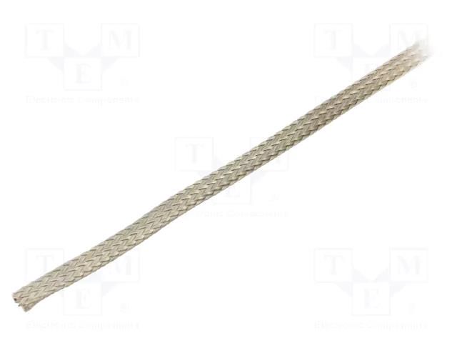 Braids; braid; 38A; 13AWG; Wire dia: 0.16mm; 30.5m; copper strand ALPHA WIRE 2140-SV005