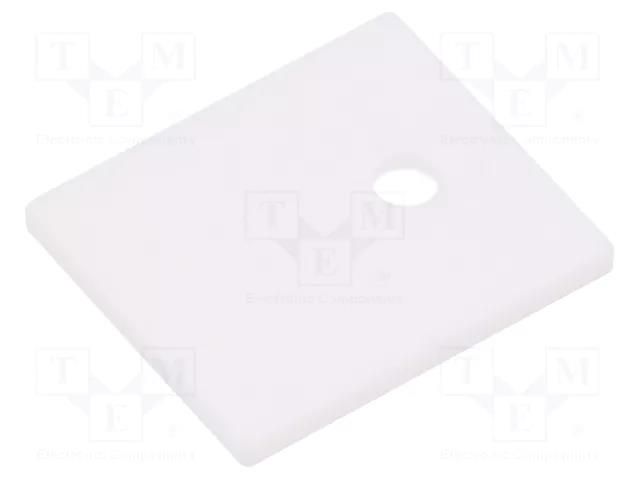 Heat transfer pad: aluminum; TO218,TOP3; Thk: 1.6mm; 25W/mK; 10kV ALUTRONIC AO472