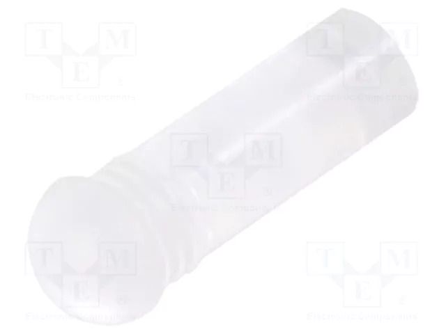 Fiber for LED; Ø3.2mm; L: 5mm; round; Front: convex; straight; IP68 MENTOR MR-1282.5003