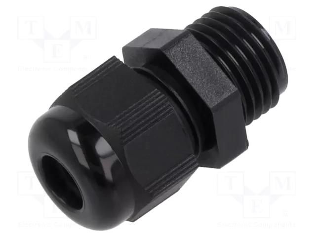 Cable gland; without nut; M16; 1.5; IP68; polyamide; black TE Connectivity 1SNG601039R0000