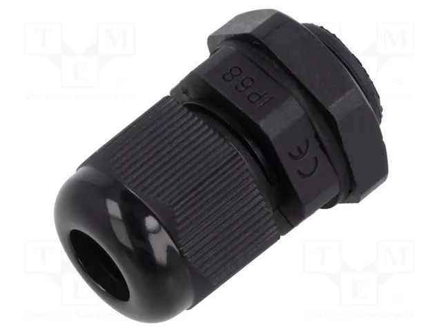 Cable gland; PG9; IP68; polyamide; black PAWBOL PW-D.3071C