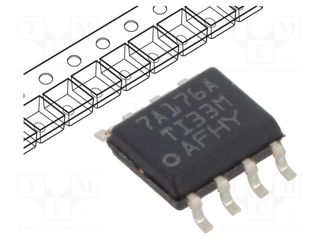 IC: interface; bus transceiver; half duplex,RS422 / RS485; SOIC8 TEXAS INSTRUMENTS SN75ALS176ADR