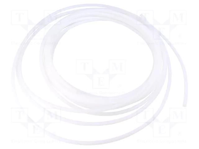 Hose; max.25bar; PTFE; 4mm; white; -70÷260°C PNEUMAT 259.32N