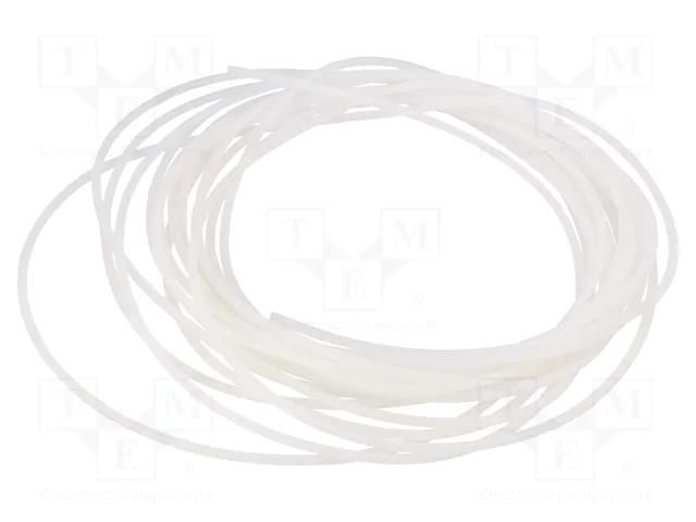 Hose; silicone; 2mm; -60÷180°C; food industry PNEUMAT REH-0204