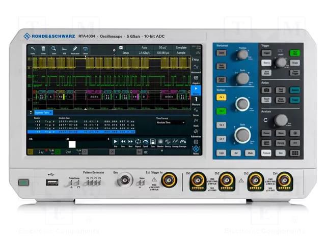 Oscilloscope: digital; Ch: 4; 200MHz; 1Gsps; 20Mpts; RTA4000; 350ps ROHDE & SCHWARZ RTA-BNDL