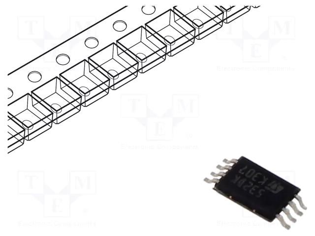 IC: EEPROM memory; 32kbEEPROM; SPI; 4kx8bit; 1.7÷5.5V; 20MHz STMicroelectronics M95320-DFDW6TP