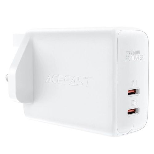 Acefast GaN charger (UK plug) 2x USB Type C 50W, Power Delivery, PPS, Q3 3.0, AFC, FCP (A32 UK), Acefast 6974316281641 6974316281641