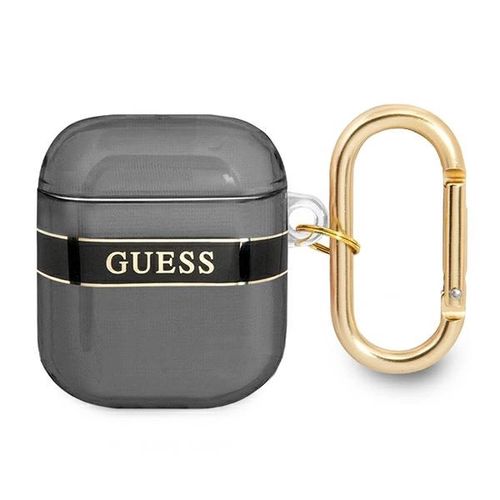 Guess GUA2HHTSK AirPods cover black/black Strap Collection, Guess 3666339047047 3666339047047