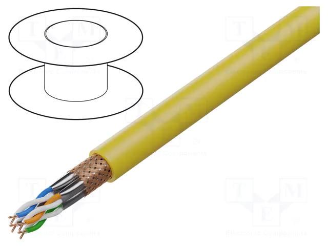 Wire; ETHERLINE® LAN 1000,S/FTP; 4x2x23AWG; 7a; wire; Cu; LSZH LAPP ETH-LAN-2170971