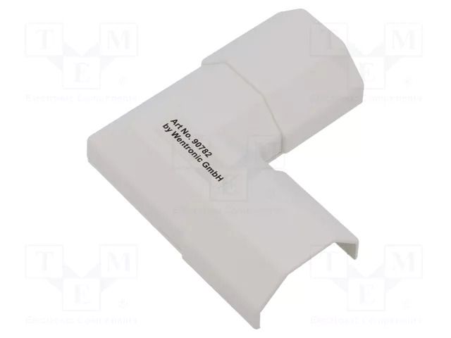 Angle connector; white; W: 33mm; H: 18mm GOOBAY GOOBAY-90782