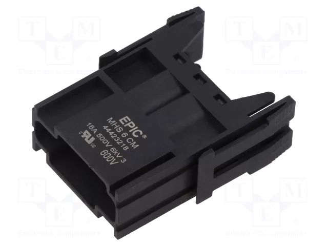 Connector: HDC; module; male; EPIC® MH; PIN: 6; 16A; 500V; crimped LAPP 44423218