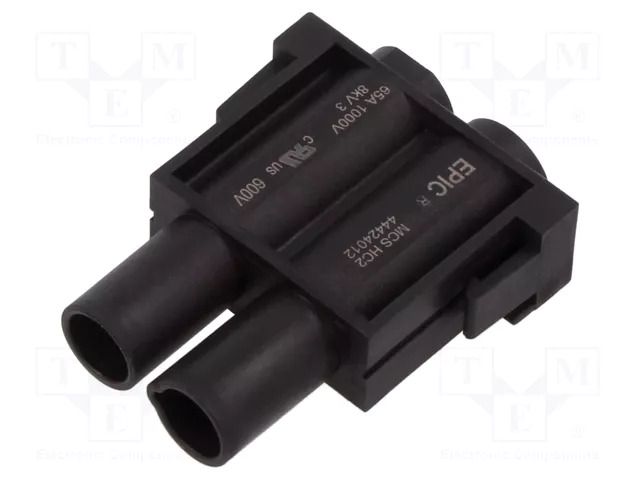 Connector: HDC; module; male; EPIC® MC; PIN: 2; 65A; 1kV; crimped LAPP 44424012