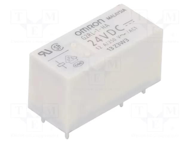 Relay: electromagnetic; SPDT; Ucoil: 24VDC; Icontacts max: 12A OMRON Electronic Components G2RL-1-HA-DC24