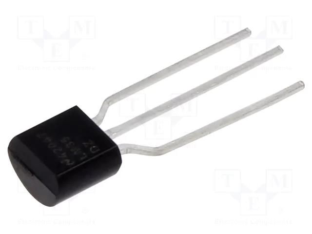 IC: temperature sensor; -55÷150°C; TO92; THT; Interface: analog TEXAS INSTRUMENTS LM35DZ/LFT1