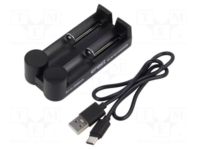 Charger: microprocessor-based; Li-Ion; 3.6/3.7V EFEST L3EFT-SLIMK2