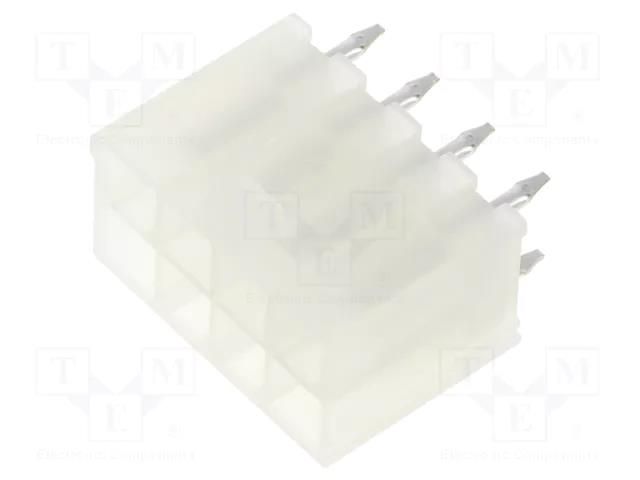 Connector: wire-board; socket; male; Mini-Fit Jr; 4.2mm; PIN: 8; THT MOLEX MX-39-29-3086