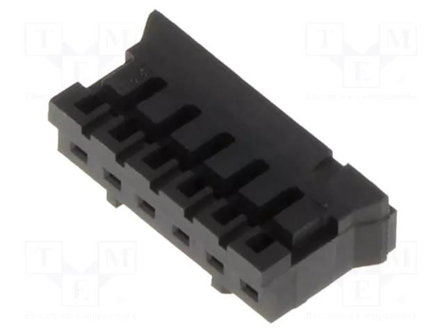Connector: wire-board; plug; female; PIN: 6; PH; 2A; 100V; for cable JST PHR-6-BK