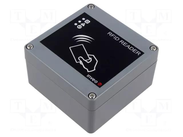 RFID reader; 10÷24V; HID; HTTP,Modbus RTU,Modbus TCP,SNMP; ABS INVEO RFID-IND-U2-H125PS