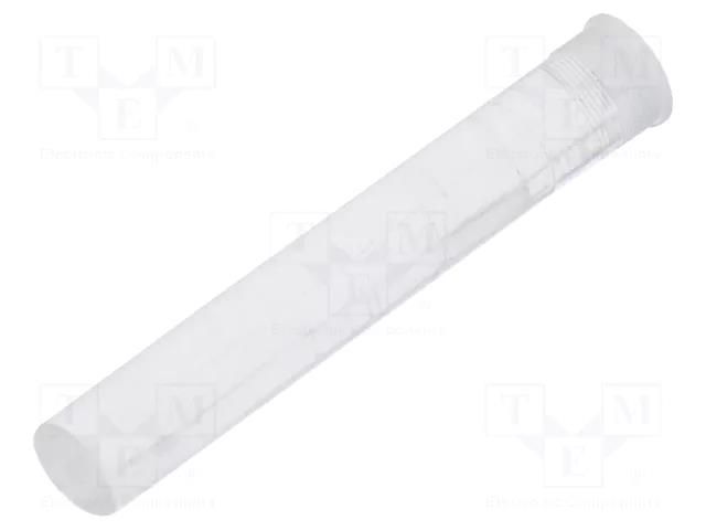 Fiber for LED; Ø5.6mm; L: 31.8mm; round; Front: convex; flexible BIVAR UHF5-1.250-N-67