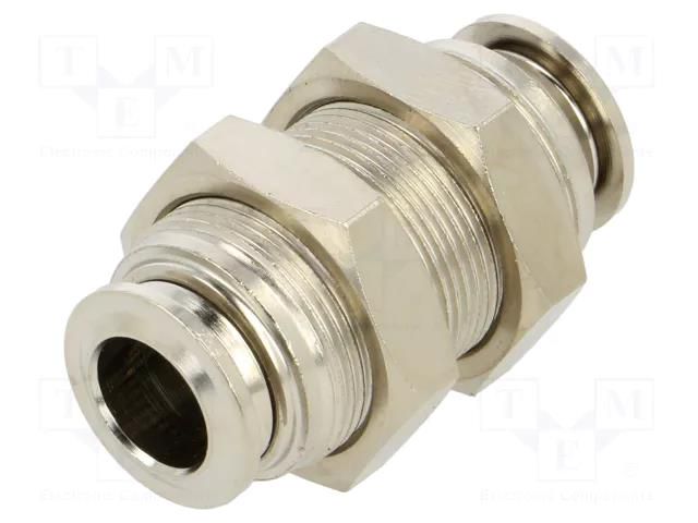 Push-in fitting; bulkhead,straight,inline splice; -0.99÷20bar AIGNEP 57050-10