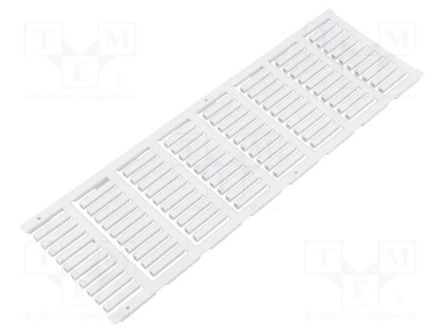 Markers; 2.2÷2.9mm; polyamide 66; white; -40÷100°C; leaded; SF WEIDMÜLLER WM-1918690000